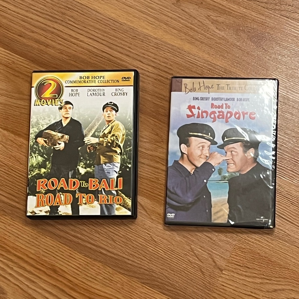 Bob Hope Comedy Collection DVDs Road to Bali Rio Singapore(NWT)